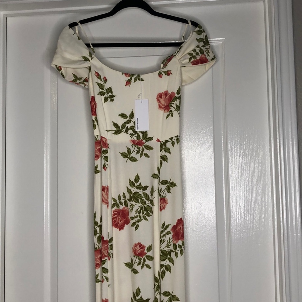 NWT Reformation Larkspur Dress in Jolie sz 2 - Picture 3 of 6